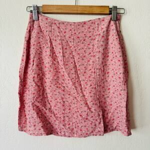 Aeropostale | pink floral skirt